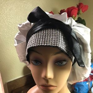Large Satin Bonnet